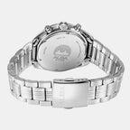 Seashell Men Quartz White Dial Chronograph Stainless Steel Watch AT3K11X1