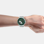 Active Men Quartz Green Dial Chronograph Stainless Steel Watch AT3L13X1