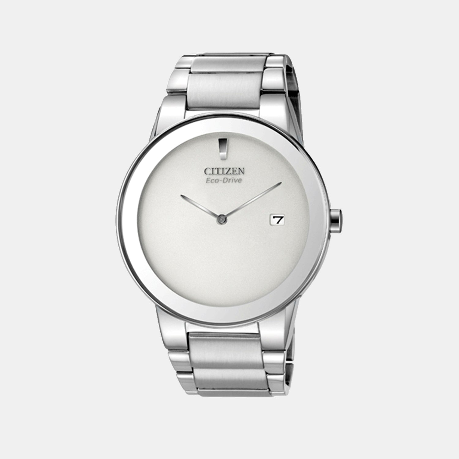 Axiom Men Quartz Silver Dial Analog Stainless Steel Watch AU1060-51A