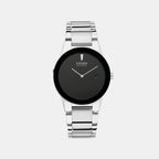 Axiom Men Quartz Black Dial Analog Stainless Steel Watch AU1060-51E