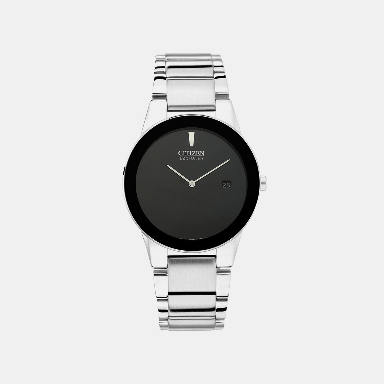 Axiom Men Quartz Black Dial Analog Stainless Steel Watch AU1060-51E