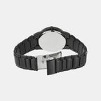 Axiom Men Quartz Black Dial Analog Stainless Steel Watch AU1065-58E