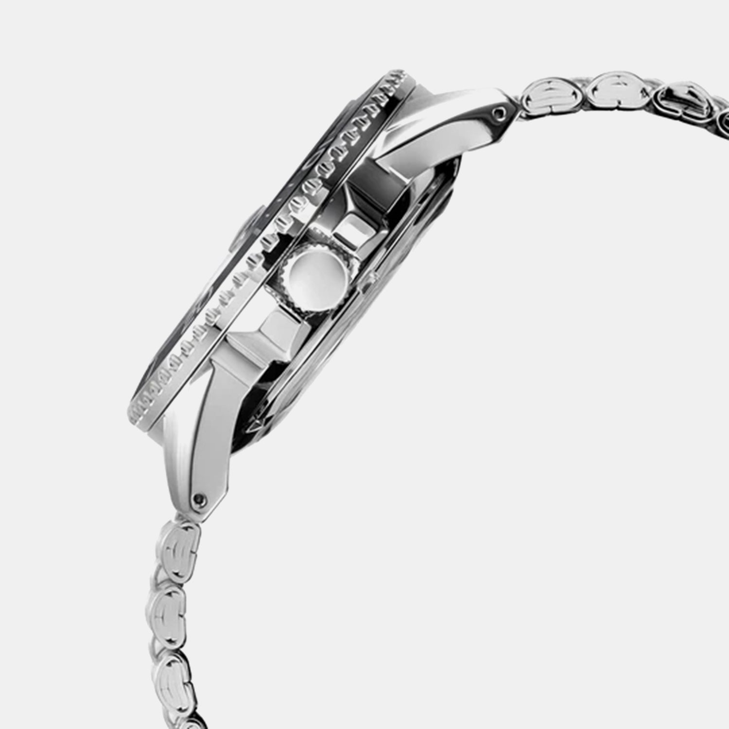 Men Automatic Brown Dial Analog Stainless Steel Watch AU4057X1