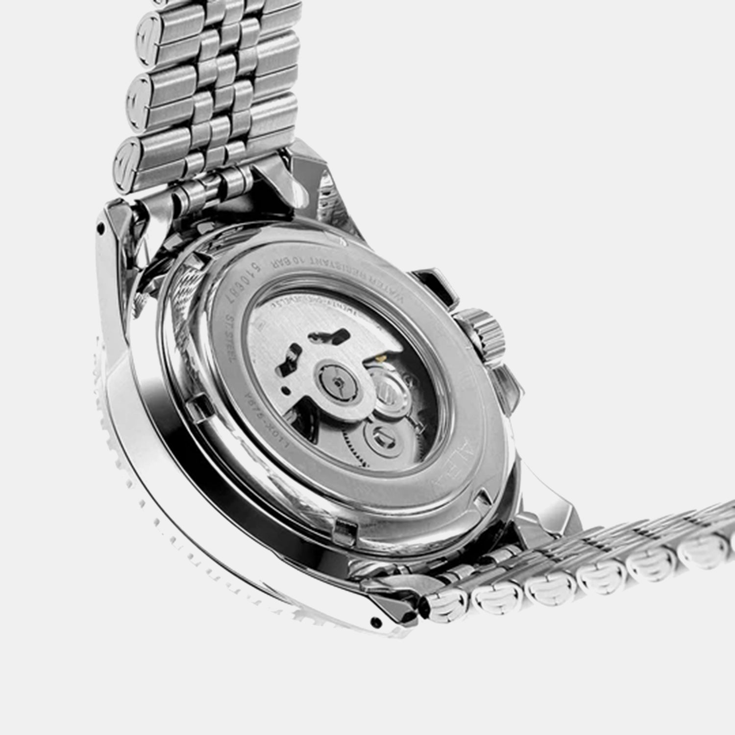 Men Automatic Brown Dial Analog Stainless Steel Watch AU4057X1