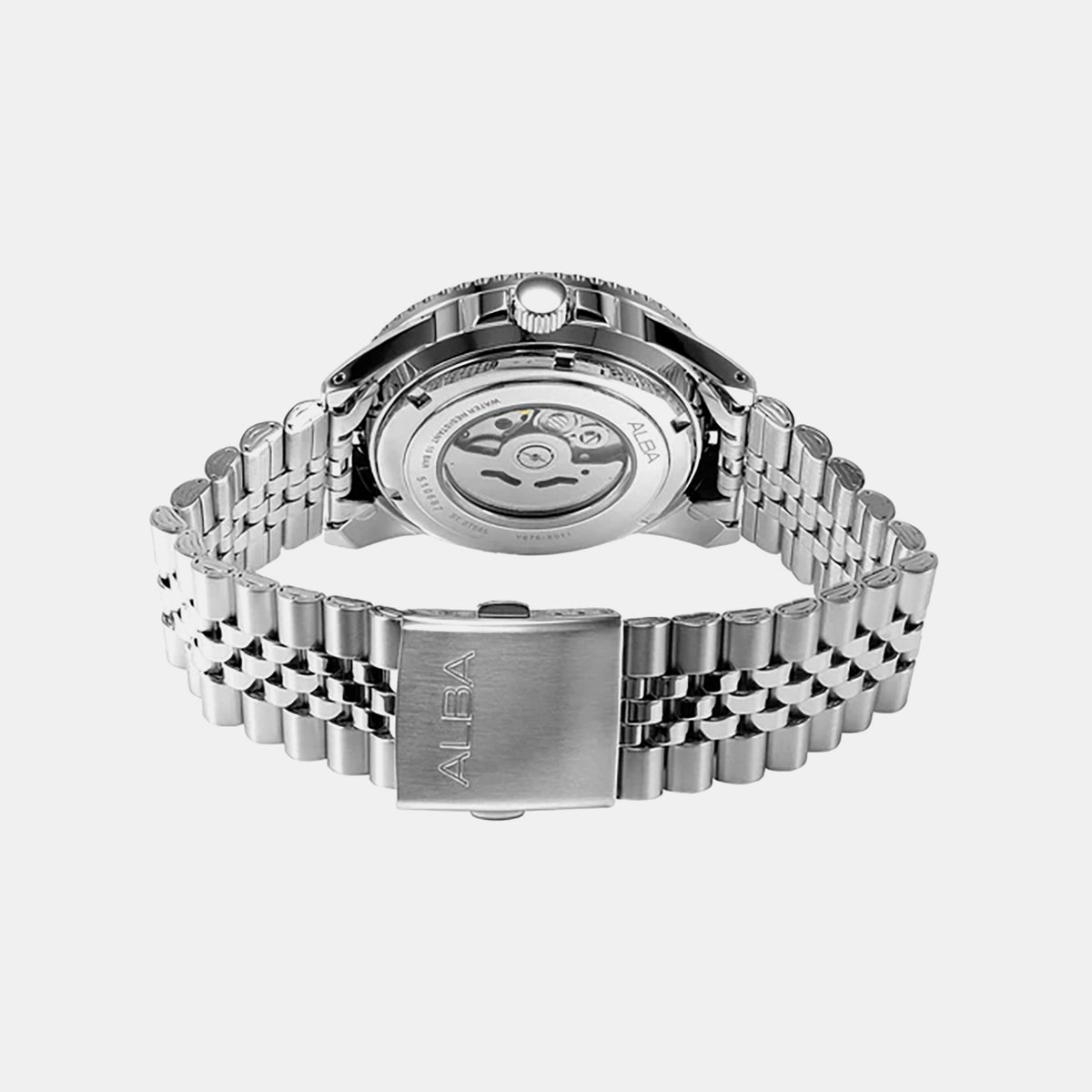Mechanical Men Automatic Brown Dial Analog Stainless Steel Watch AU4057X1