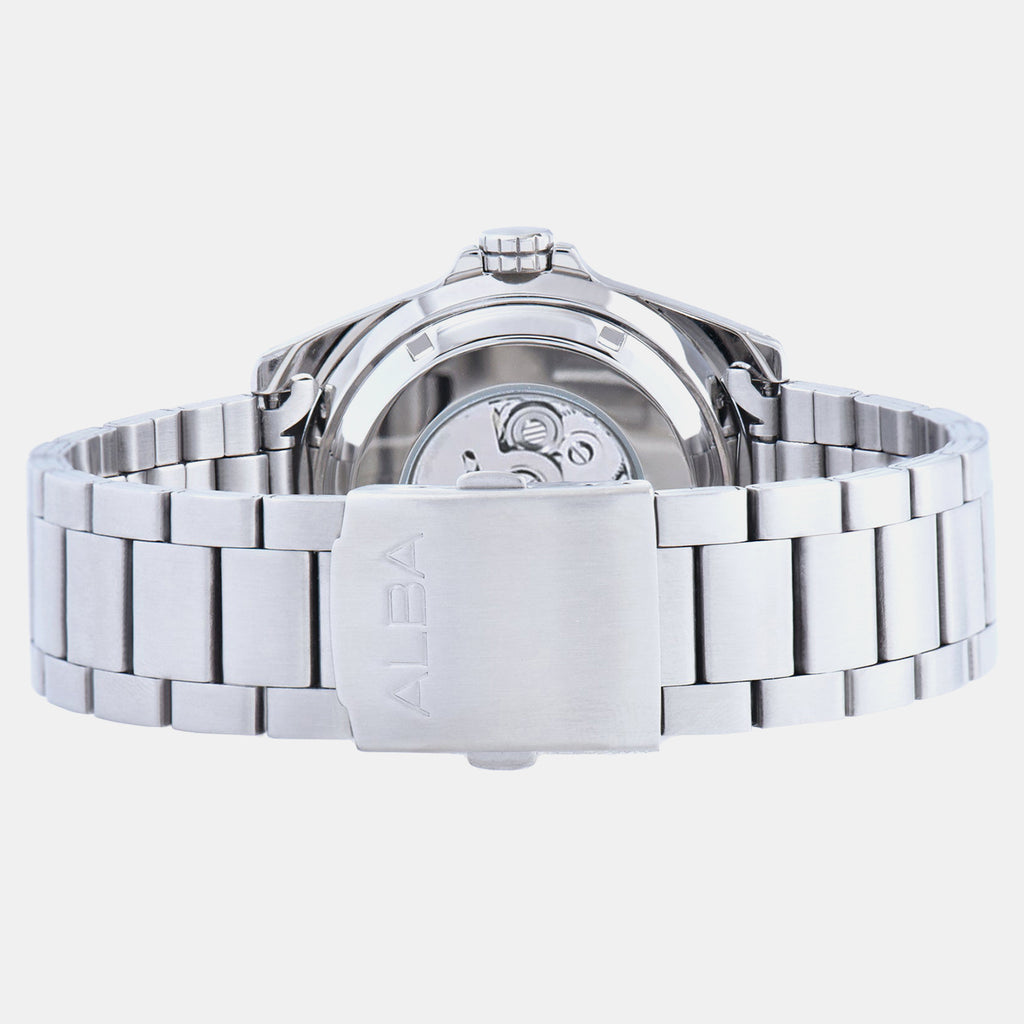Mechanical Men Automatic Blue Dial Analog Stainless Steel Watch AU4067X1