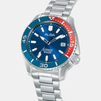 Mechanical Men Automatic Blue Dial Analog Stainless Steel Watch AU4083X1