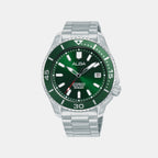 Mechanical Men Automatic Green Dial Analog Stainless Steel Watch AU4087X1