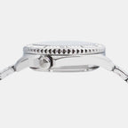 Mechanical Men Automatic White Dial Analog Stainless Steel Watch AU4093X1