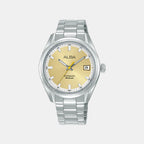 Classic Men Automatic Brown Dial Analog Stainless Steel Watch AU4101X1