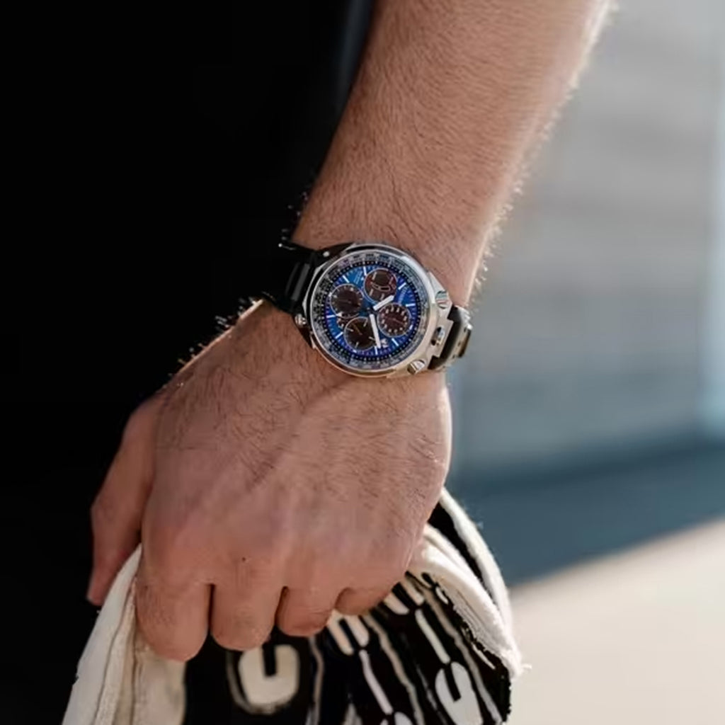 Promaster Men Quartz Blue Dial Chronograph Titanium AV0088-01L