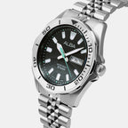 Active Men Quartz Black Dial Analog Stainless Steel Watch AV3575X1