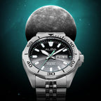 Active Men Quartz Black Dial Analog Stainless Steel Watch AV3575X1