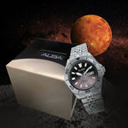 Men Quartz Multicolour Dial Analog Stainless Steel Watch AV3577X1