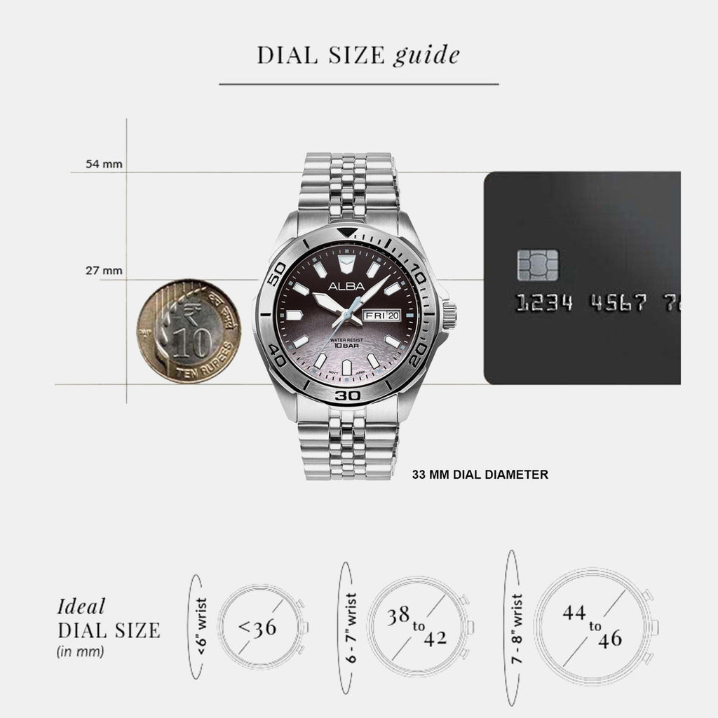 Men Quartz Multicolour Dial Analog Stainless Steel Watch AV3577X1