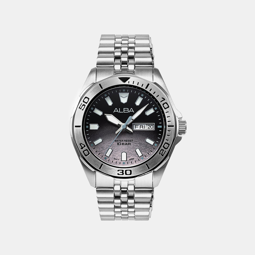 Men Quartz Multicolour Dial Analog Stainless Steel Watch AV3577X1