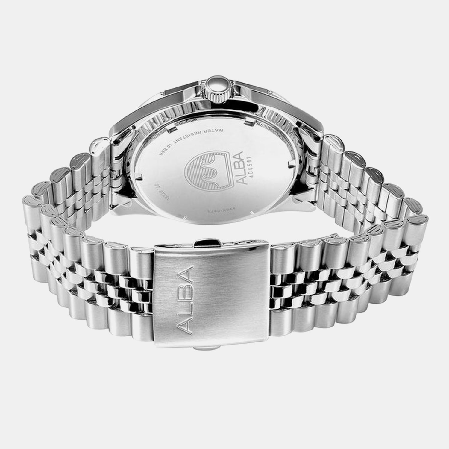 Men Quartz Red Gradient Dial Analog Stainless Steel Watch AV3581X1