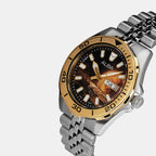 Active Men Quartz Brown Dial Analog Stainless Steel Watch AV3590X2