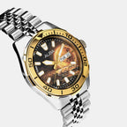 Active Men Quartz Brown Dial Analog Stainless Steel Watch AV3590X2