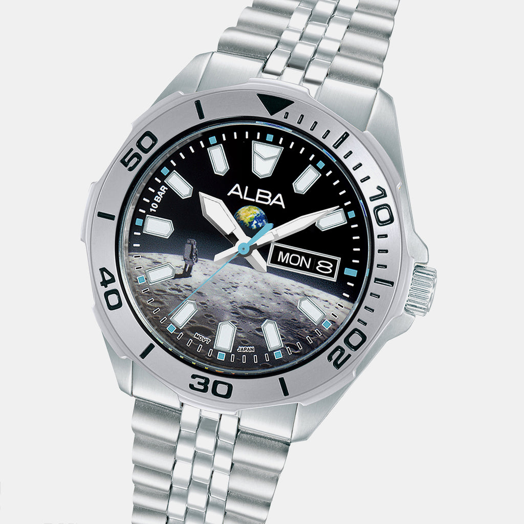 Men Quartz Multicolour Dial Analog Stainless Steel Watch AV3591X2