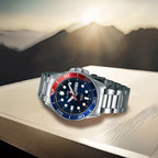 Men Quartz Blue Dial Analog Stainless Steel Watch AV3593X1