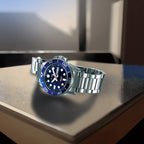 Active Men Quartz Blue Dial Analog Stainless Steel Watch AV3597X1