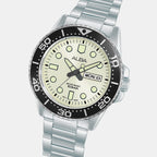 Men Quartz Champagne Dial Analog Stainless Steel Watch AV3601X1