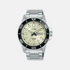 Men Quartz Champagne Dial Analog Stainless Steel Watch AV3601X1