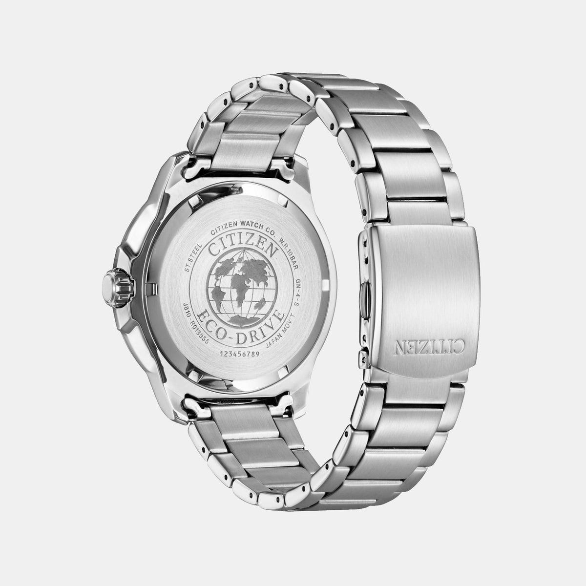 Men Quartz Blue Dial Analog Stainless Steel Watch AW1525-81L