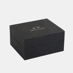 Men Quartz White Dial Chronograph Silicone Watch AX1325