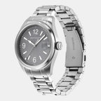 Na Men Quartz Grey Dial Analog Stainless Steel Watch AX1420