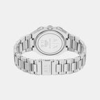 Men Quartz Black Dial Chronograph Stainless Steel Watch AX1475