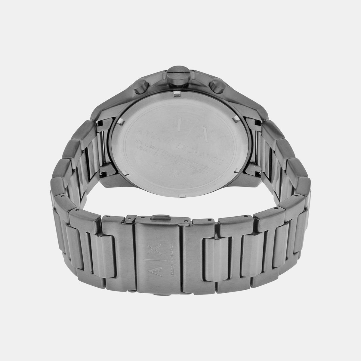 Men Quartz Blue Dial Chronograph Stainless Steel Watch AX1731