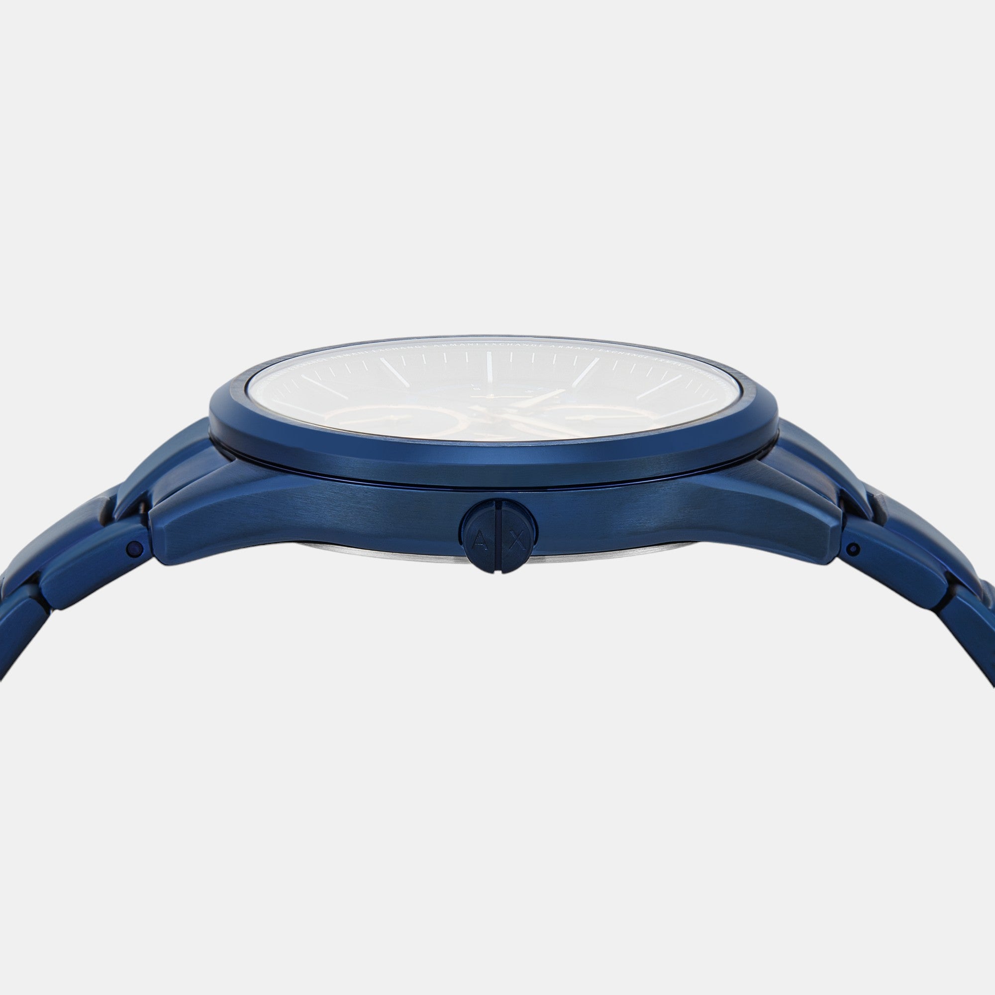 Dante Men Quartz Blue Dial Multi-Function Stainless Steel Watch AX1881