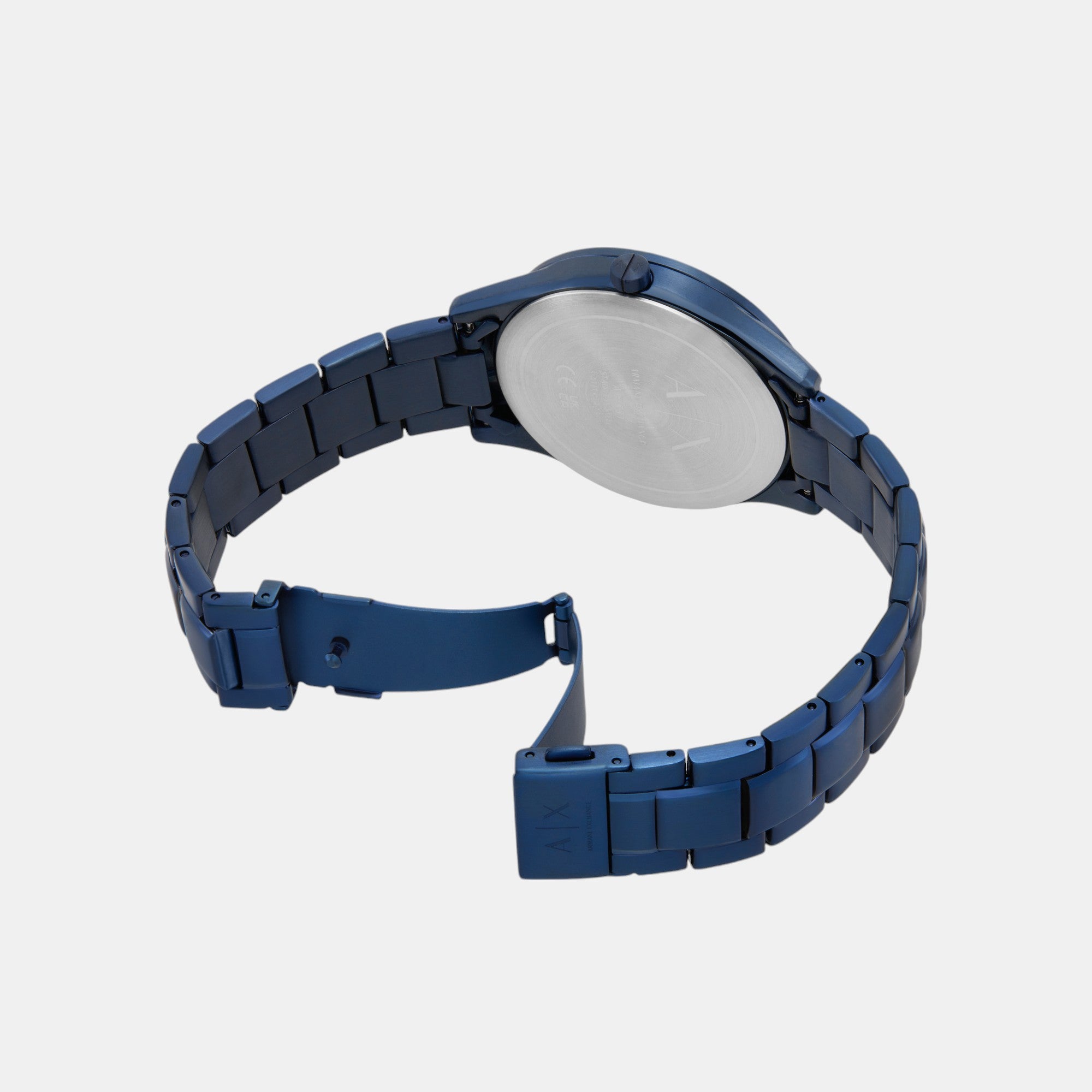 Dante Men Quartz Blue Dial Multi-Function Stainless Steel Watch AX1881