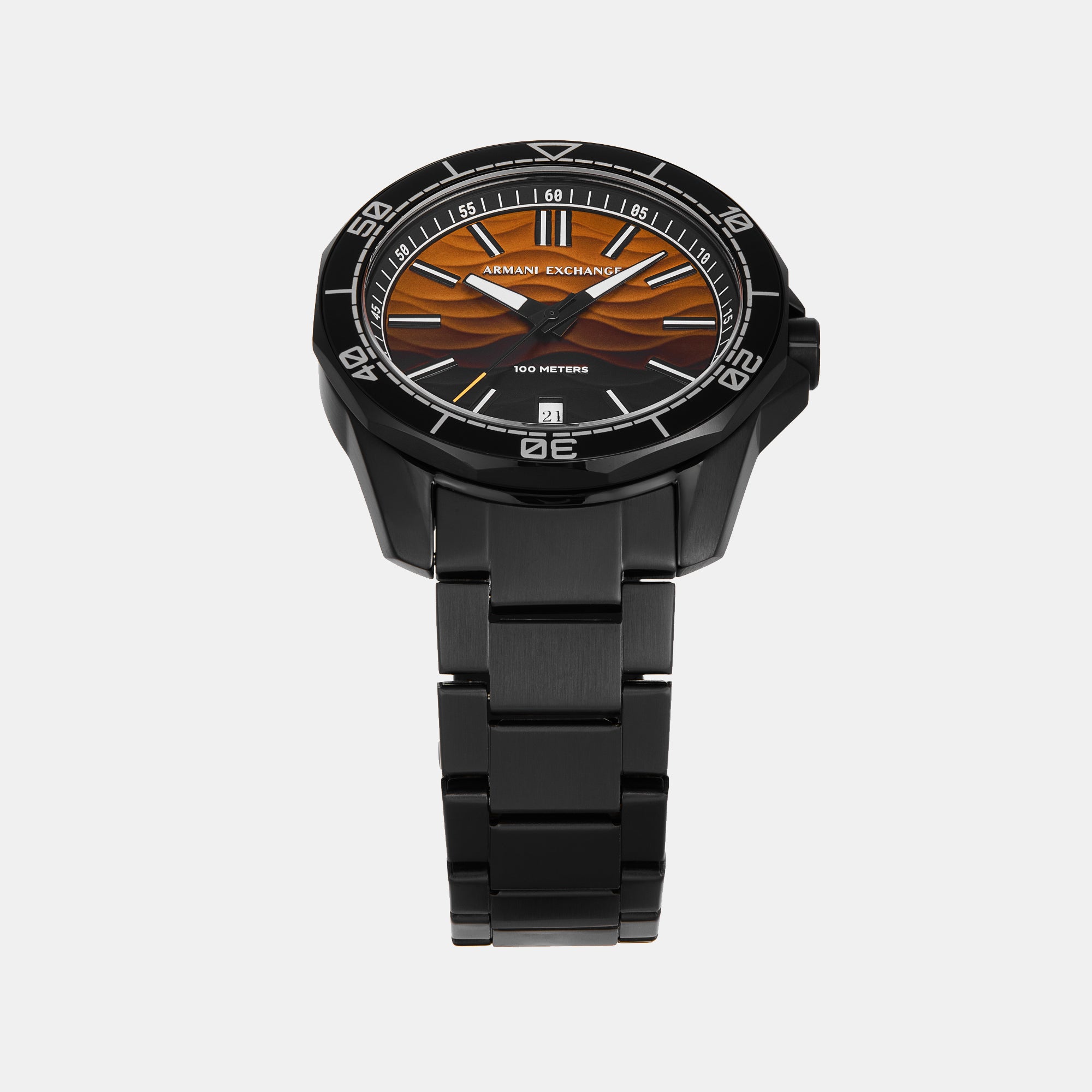 Armani Exchange Stainless Steel Round watch