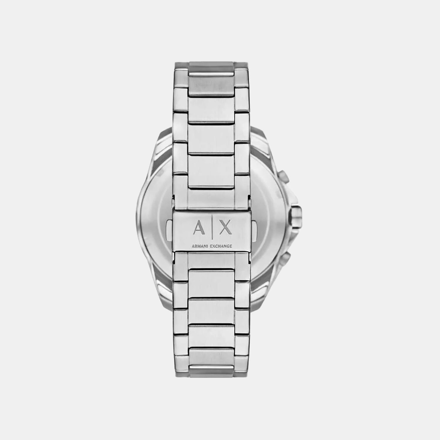 Men Quartz White Dial Chronograph Stainless Steel Watch AX1969