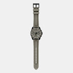 Men Quartz Grey Dial Chronograph Silicone Watch AX1971