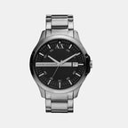 Armani Exchange Round Black Analog watch