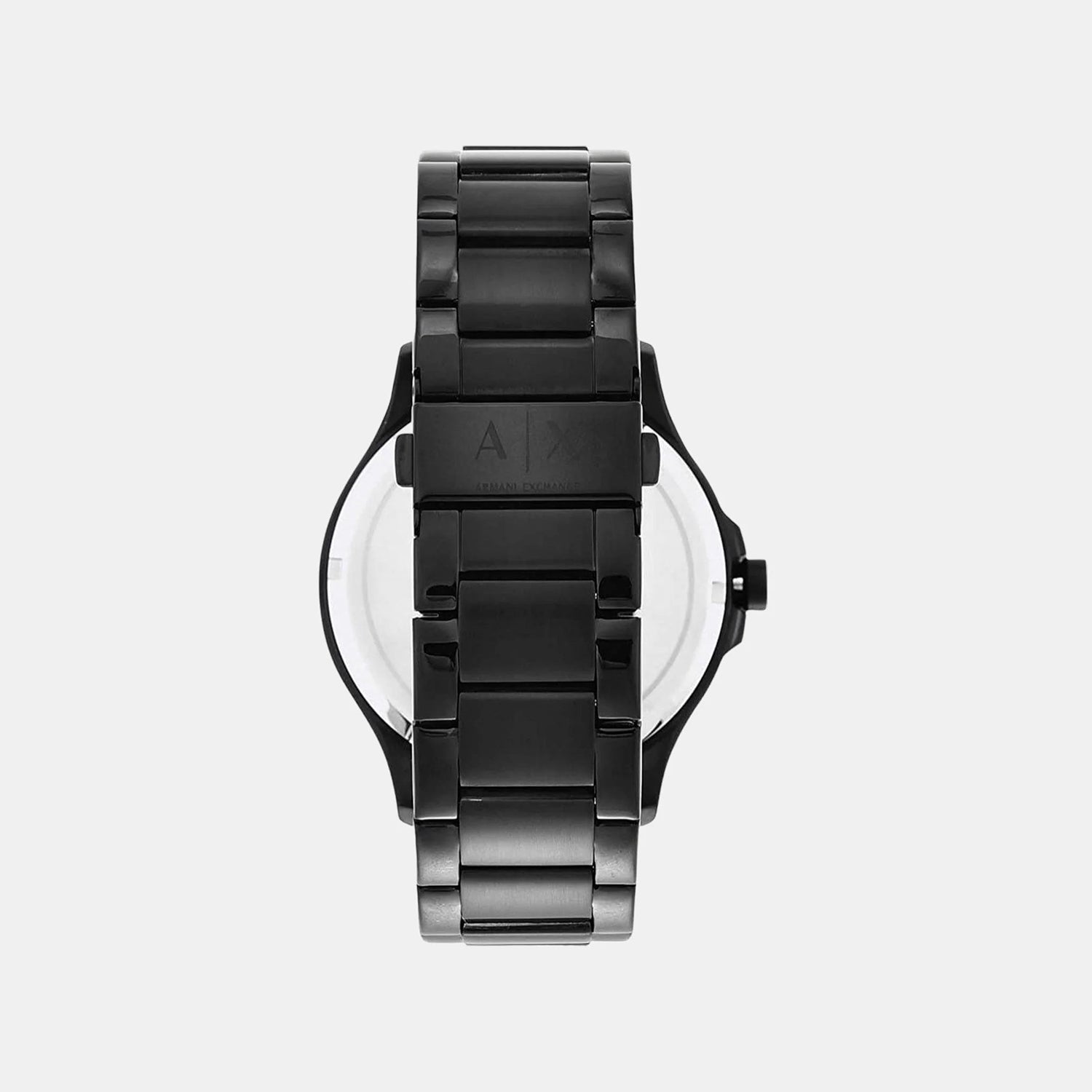 Hampton Men Quartz Black Dial Chronograph Stainless Steel Watch AX2164