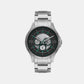 Men Quartz Black Dial Multi-Function Stainless Steel Watch AX2459