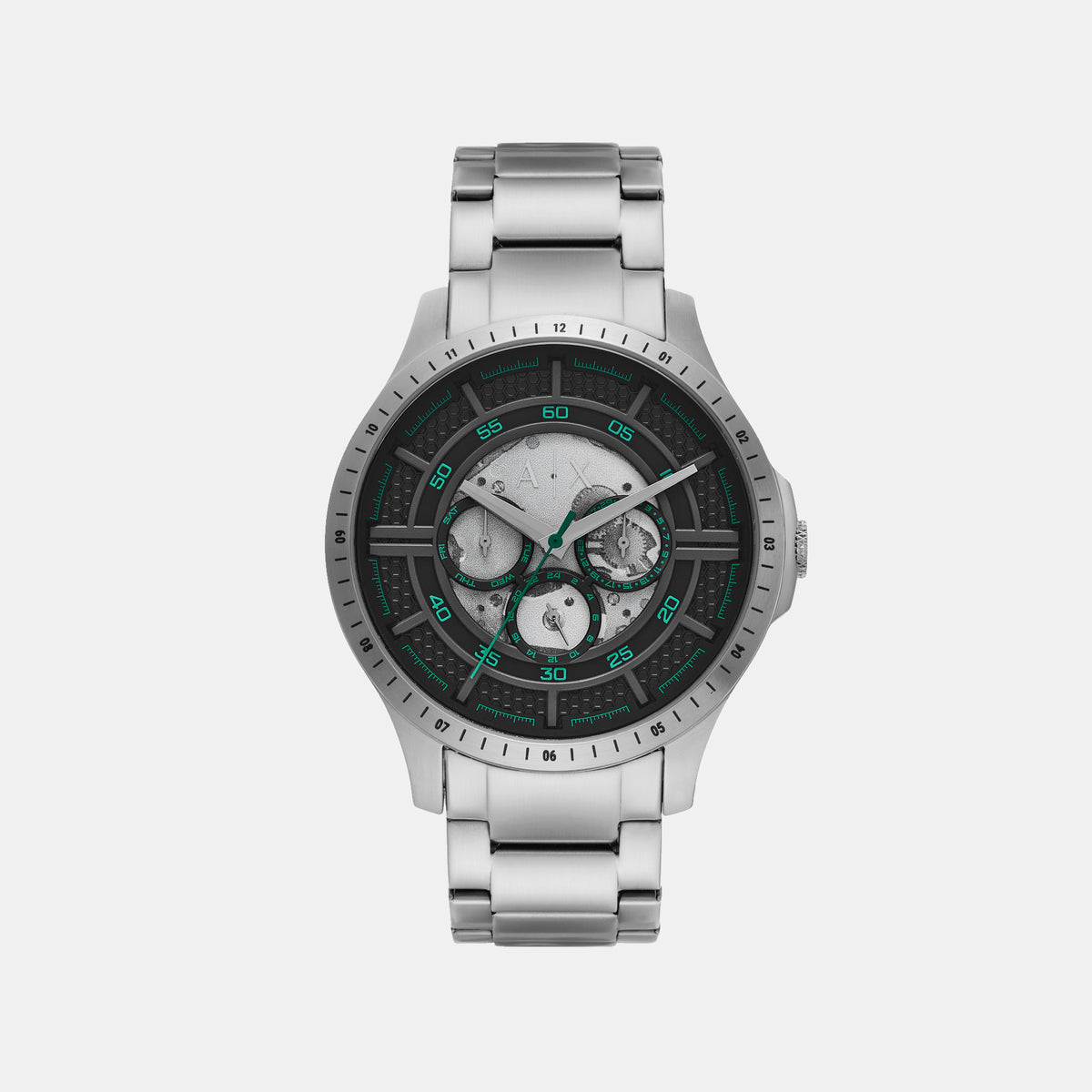 Armani Exchange Round Black Multi-Function watch