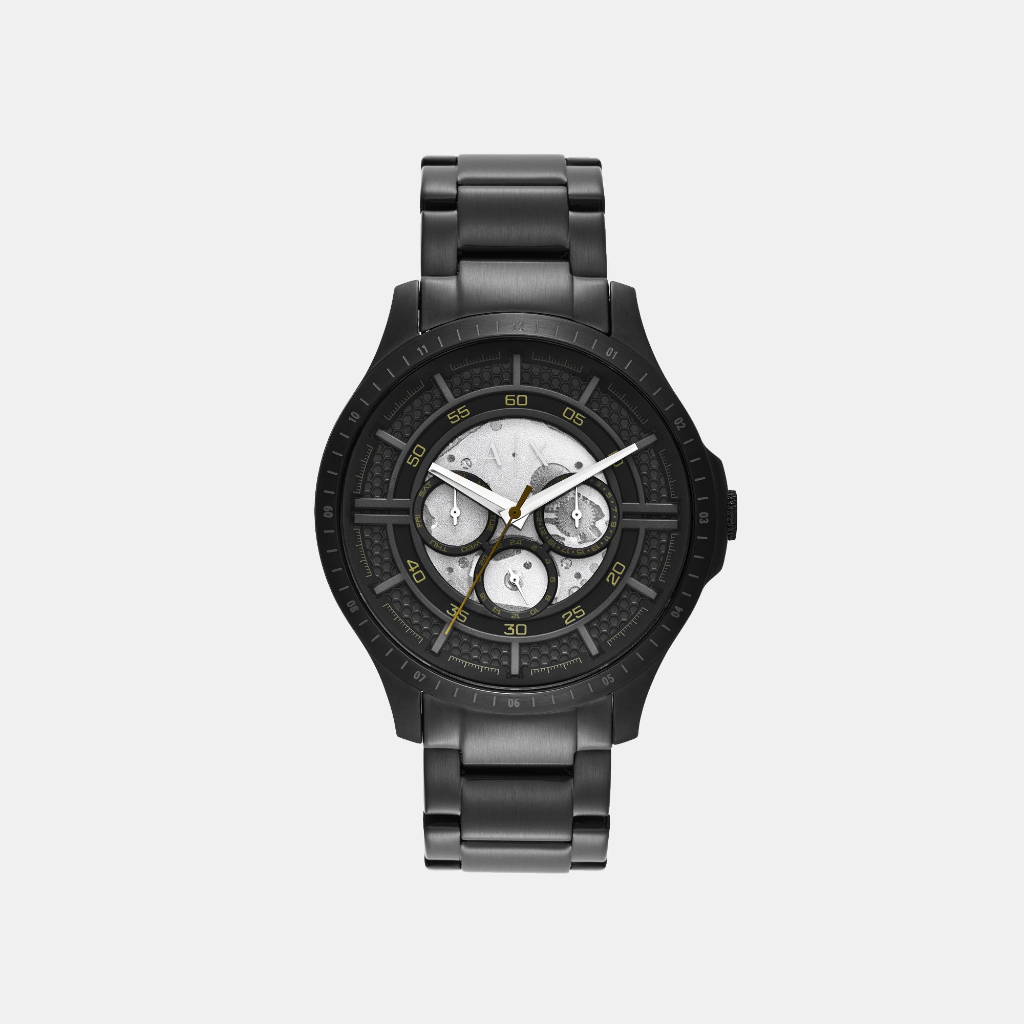 Armani Exchange Round Black Multi-Function watch