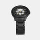 Men Quartz Black Dial Multi-Function Stainless Steel Watch AX2460