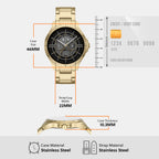Armani Exchange 46 mm Gold Quartz watch