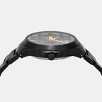 Men Mechanical Black Dial Analog Stainless Steel Watch AX2463