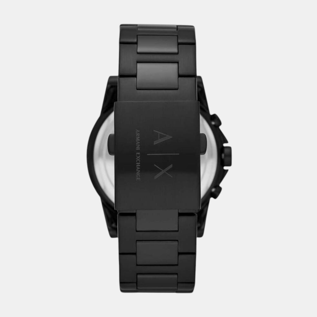 Men Quartz Two Tone Dial Chronograph Stainless Steel Watch AX2513