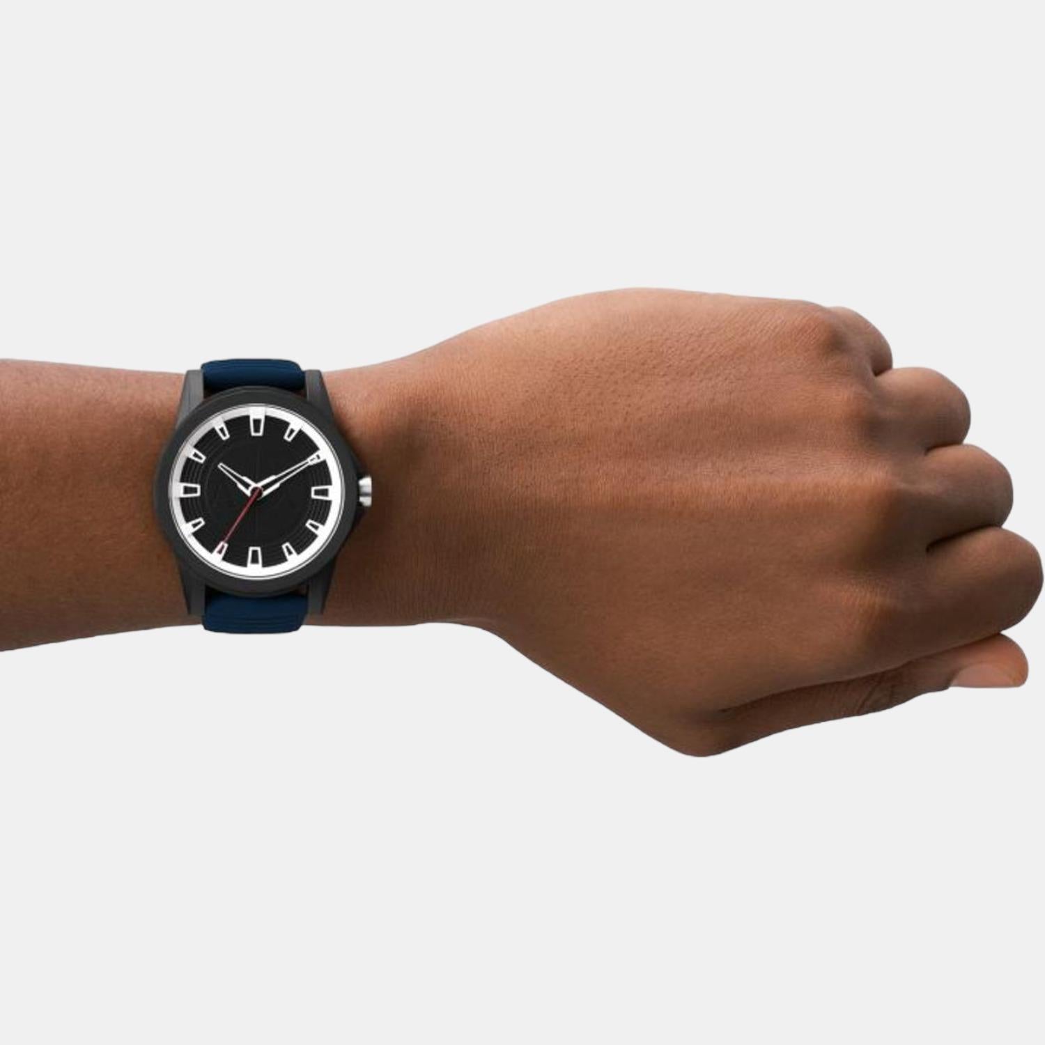 Armani Exchange Silicone Round watch