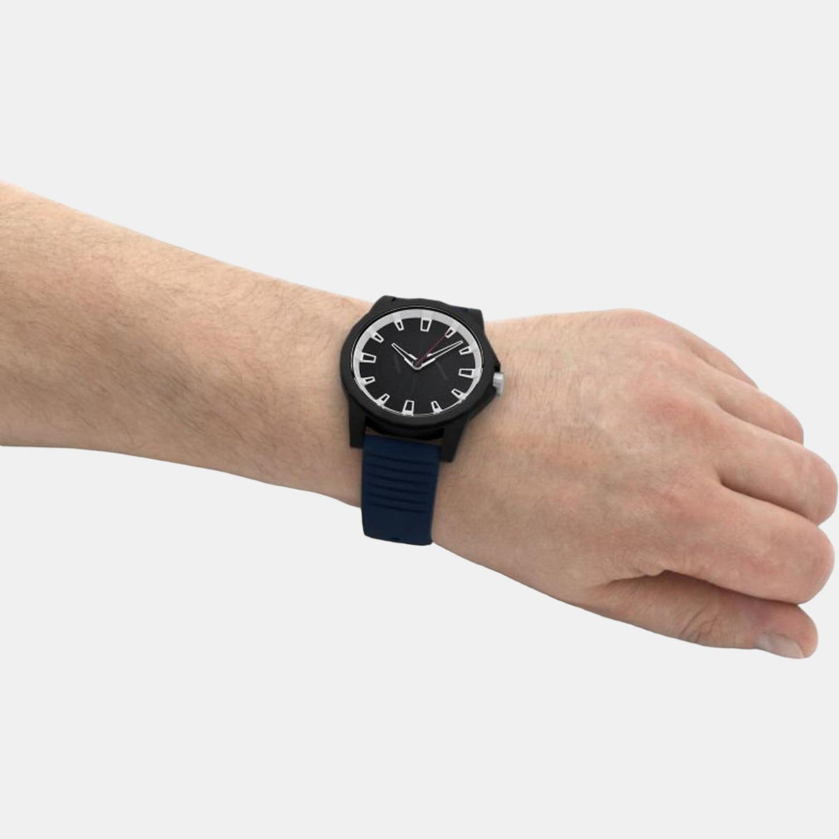 Armani Exchange Silicone Black watch