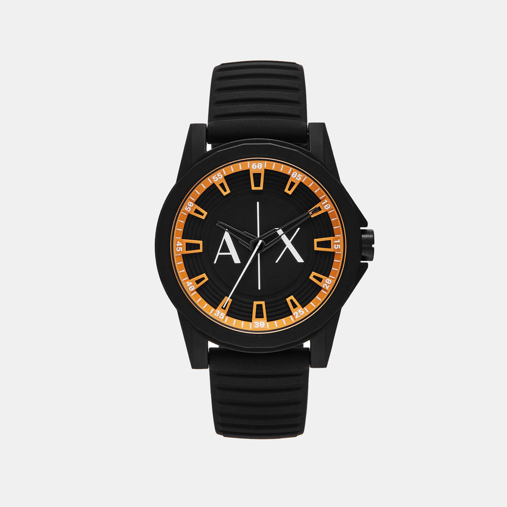 Armani Exchange Round Black Analog watch